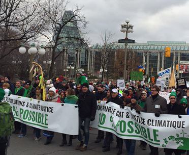 Manifestation 100% possible à Ottawa le 29 novembre 2015